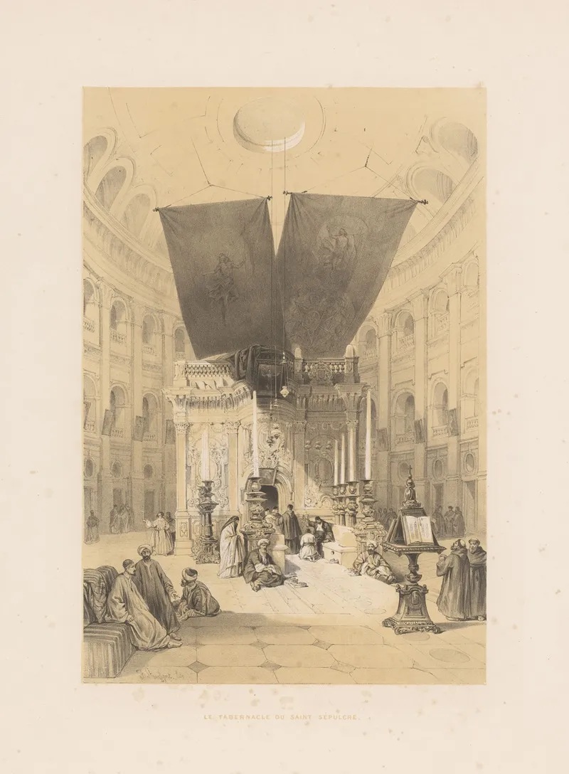 Le Tabernacle Du Saint Sepulcre by François Stroobant - Canvas Print