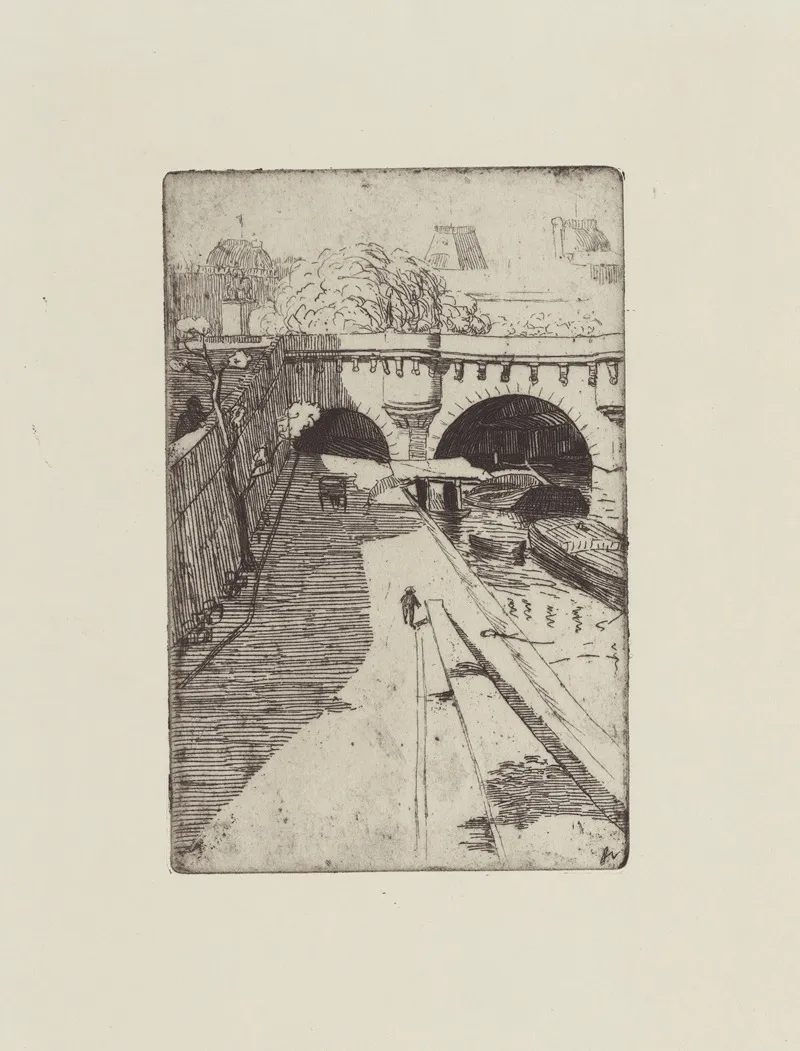 Le Vert Galant by Félix Vallotton - Canvas Print