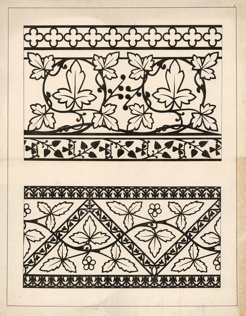 Leaf Patterns In Friezes