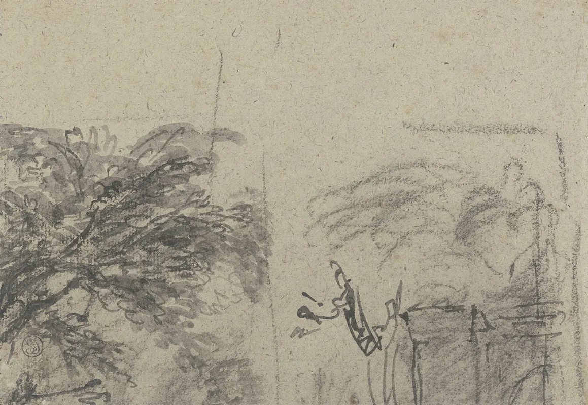 Leafy Branch by Jacob de Wit - Canvas Print