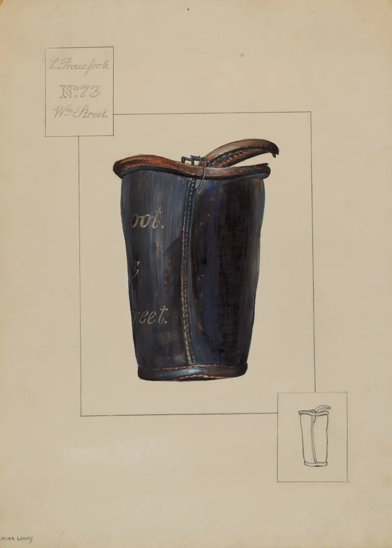Leather Fire Bucket 2