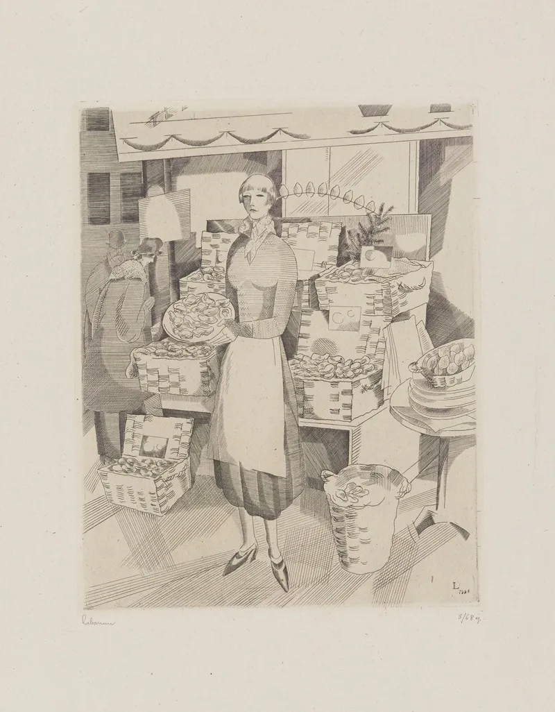 Lecaillere by Jean-Émile Laboureur - Canvas Print