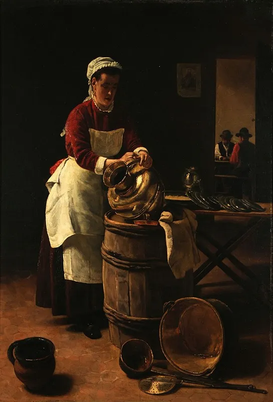 Lecureuse by François Bonvin - Canvas Print