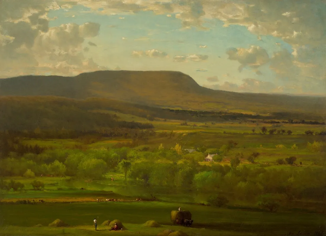 Leeds New York by George Inness - Canvas Print
