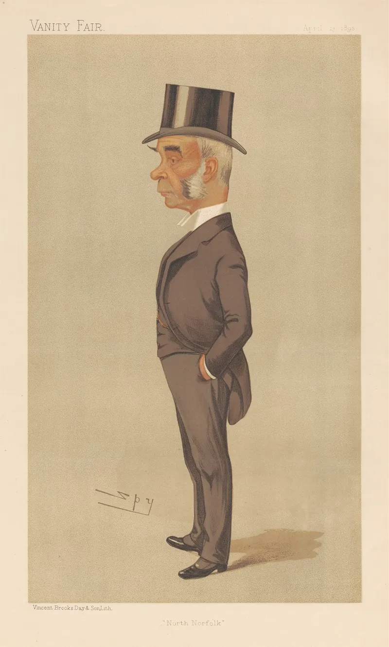 Legal North Norfolk Herbert Hardy Cozens Hardy April 13 1893 by Leslie Matthew Ward - Canvas Print