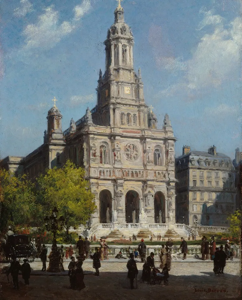 Leglise De La Trinite by Louis Béroud - Canvas Print