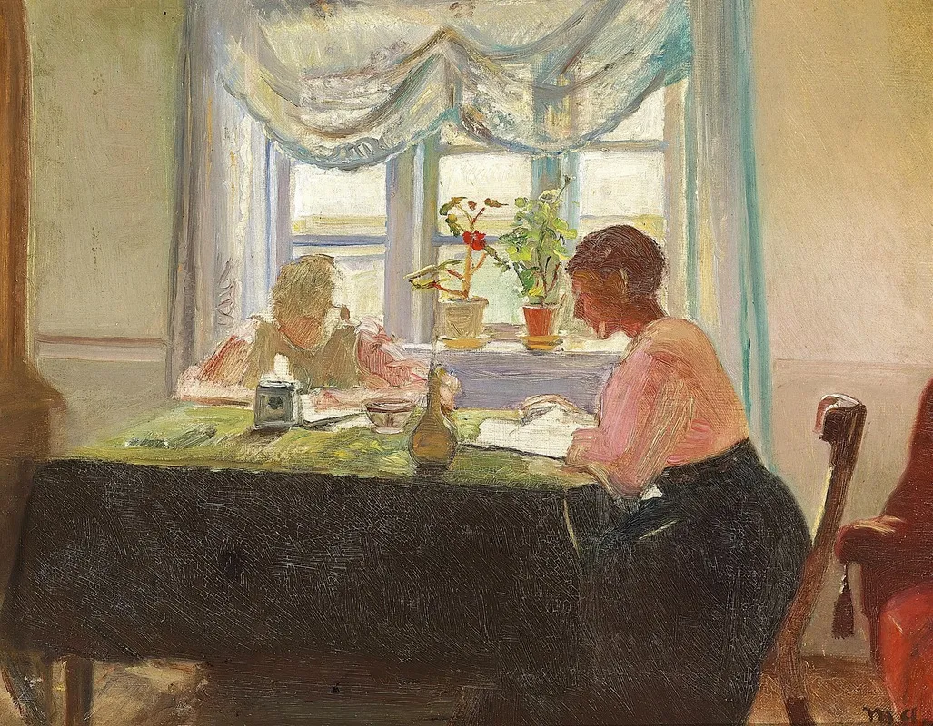 Lektielaesning Ved Vinduet