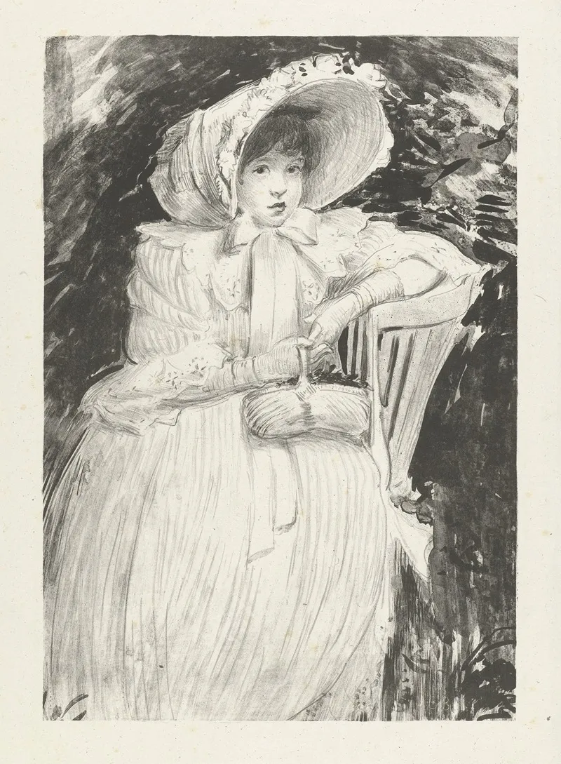 Lenfant Au Panier 2 by Jacques-Émile Blanche - Canvas Print