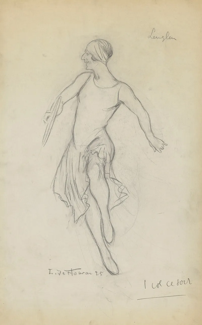 Lenglen by Louis de Fleurac - Canvas Print