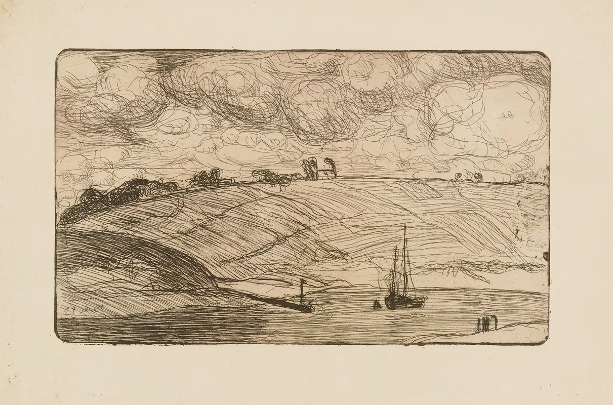 Lentree De La Riviere by Armand Seguin - Canvas Print