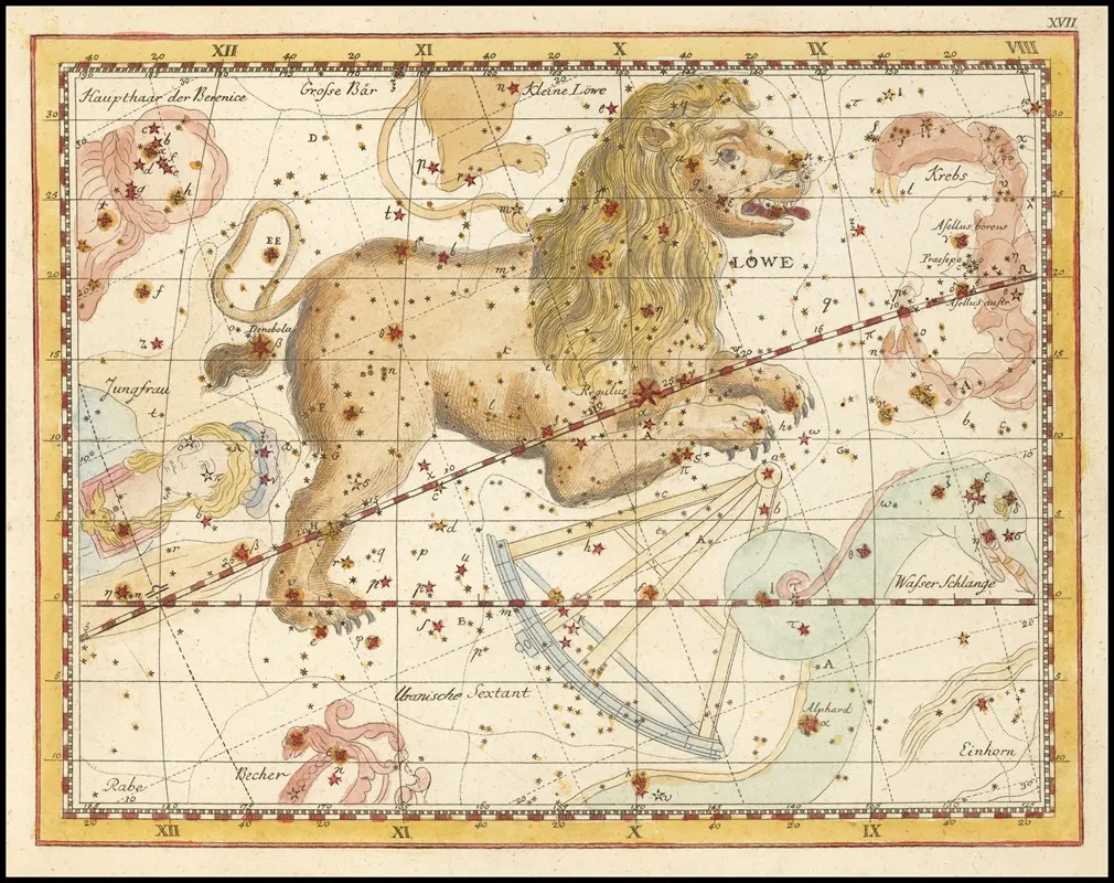 Leo 4 by Johann Elert Bode - Canvas Print