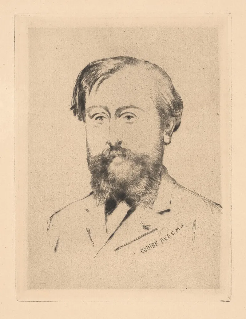 Leo Delibes by Louise Abbéma - Canvas Print