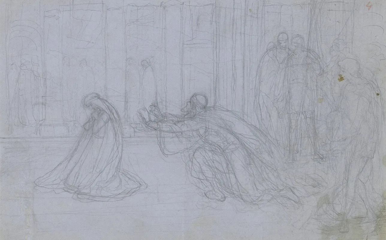 Leontes Erblickt Die Statue Hermiones