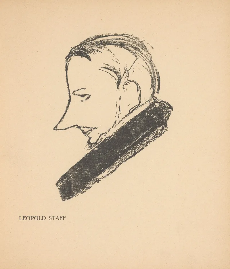 Leopold Staff by Kazimierz Sichulski - Canvas Print