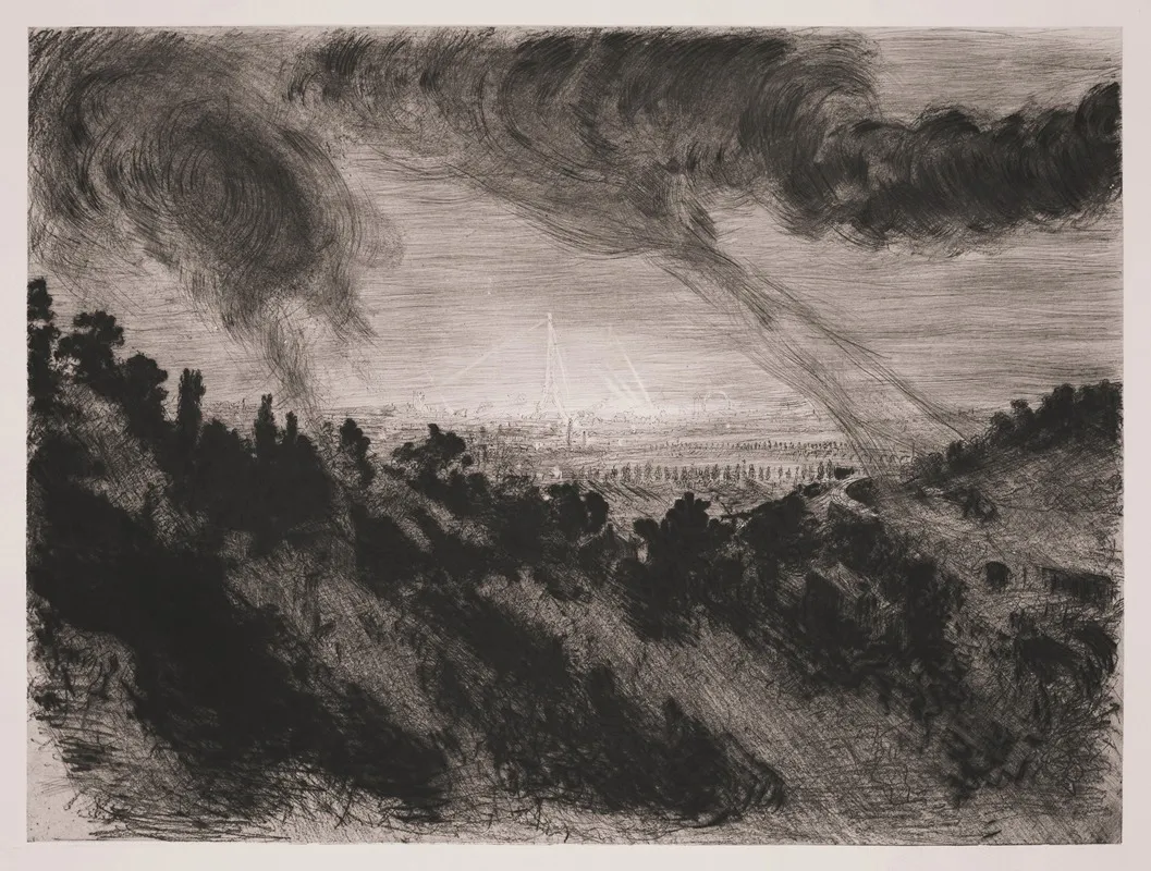 Leposition Universelle Vue De Meudon by Charles Paul Renouard - Canvas Print