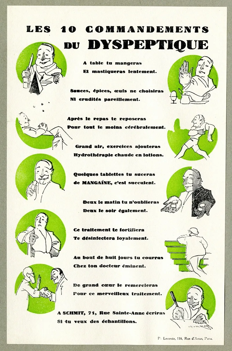 Les 10 Commandements Du Dyspeptique 2
