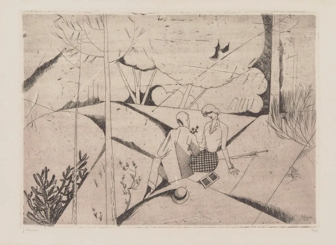 Les Amants Au Bois