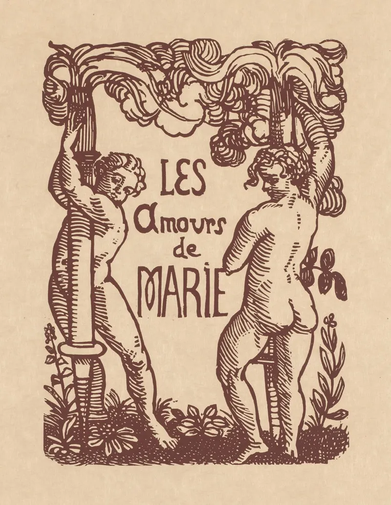 Les Amours De Marie by Emile Bernard - Canvas Print
