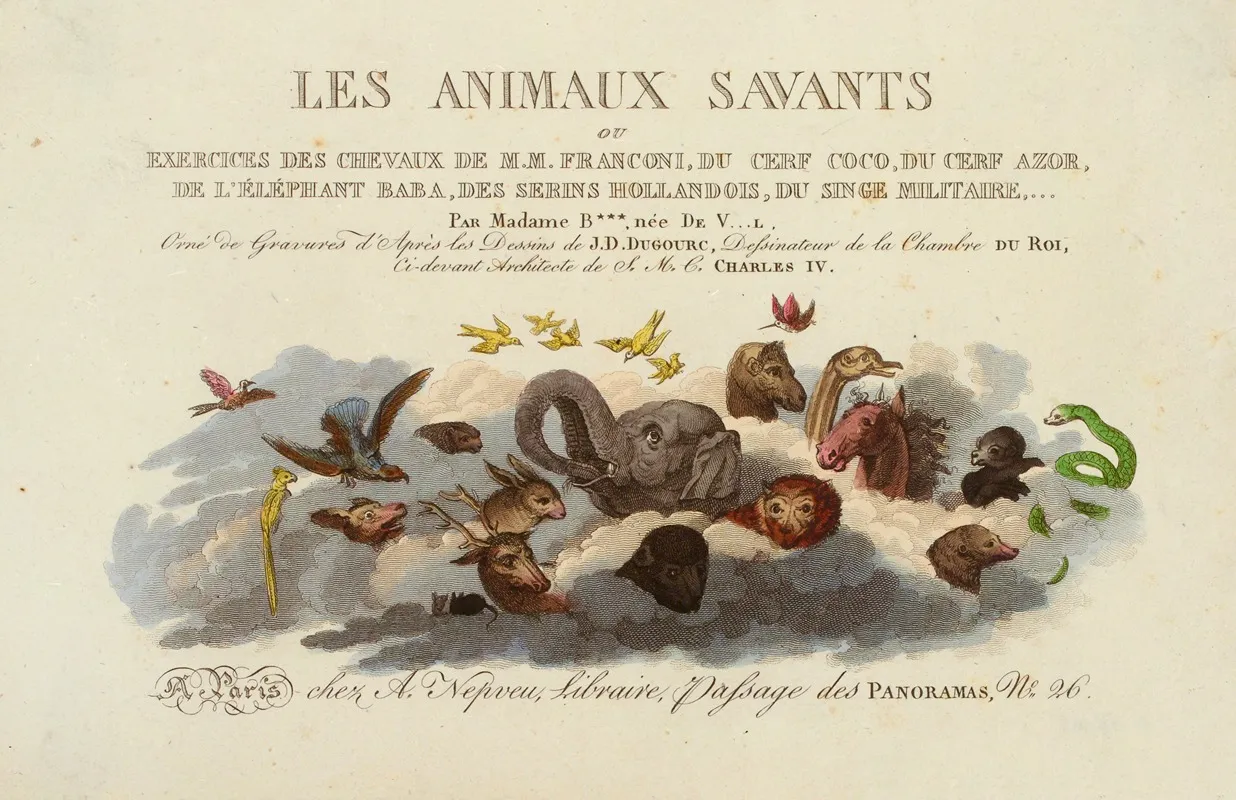 Les Animaux Savants Title