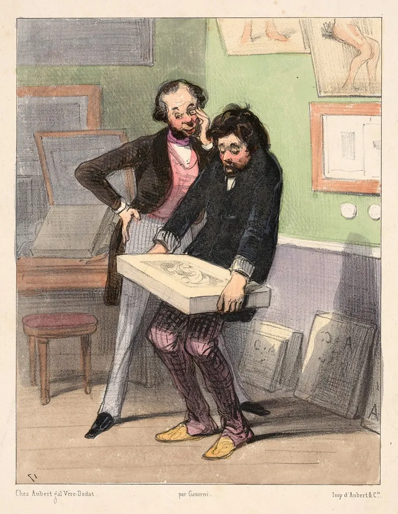 Les Artistes Latelier Du Lithographe Comme Cest Leger