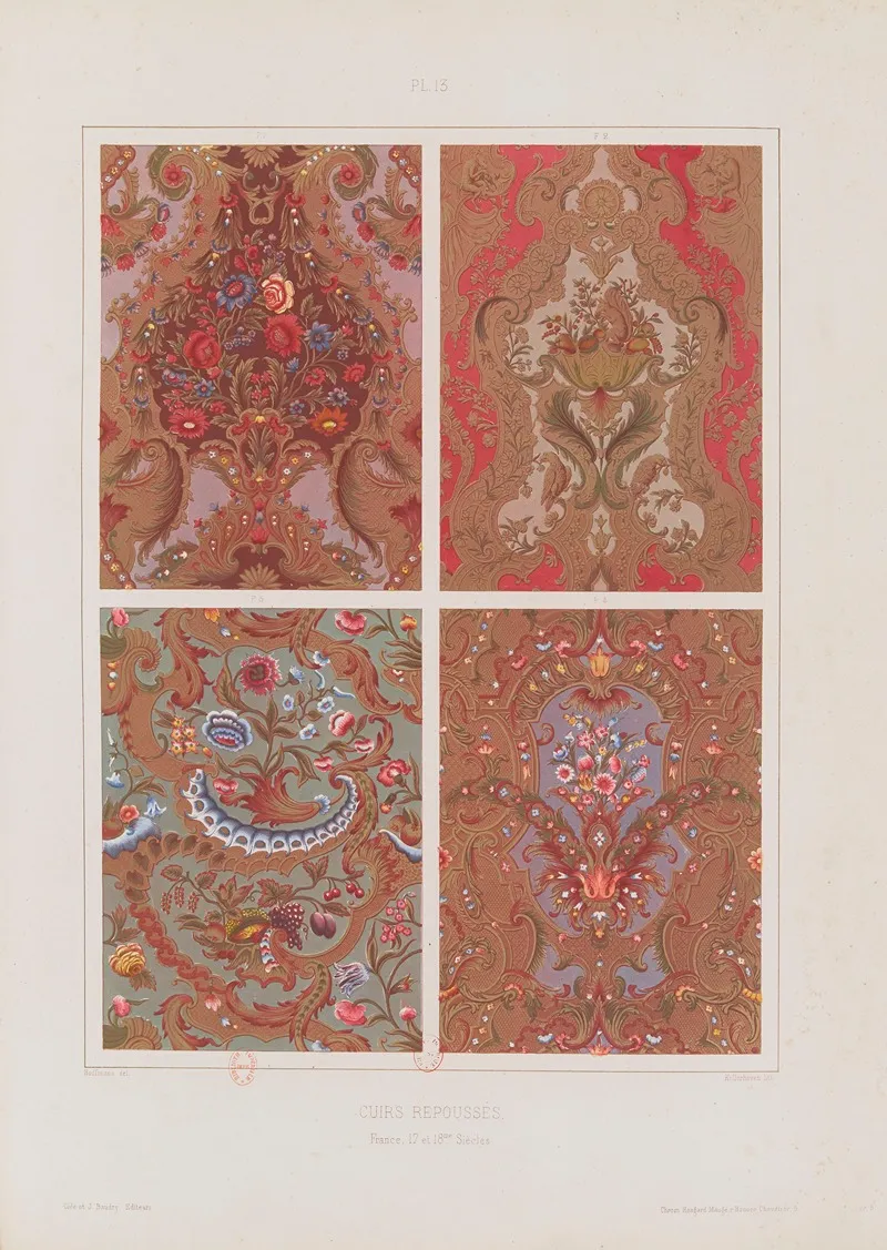 Les Arts Et Lindustrie Pl 13 by Guillaume Hoffmann - Canvas Print