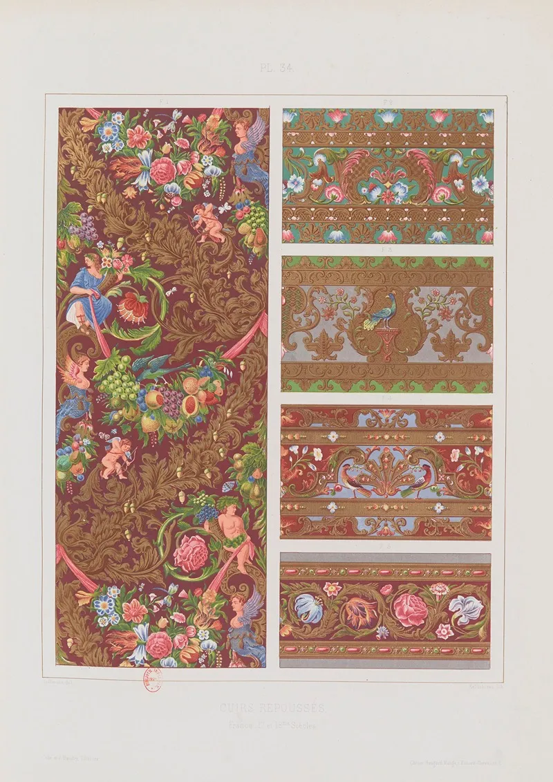 Les Arts Et Lindustrie Pl 34 by Guillaume Hoffmann - Canvas Print