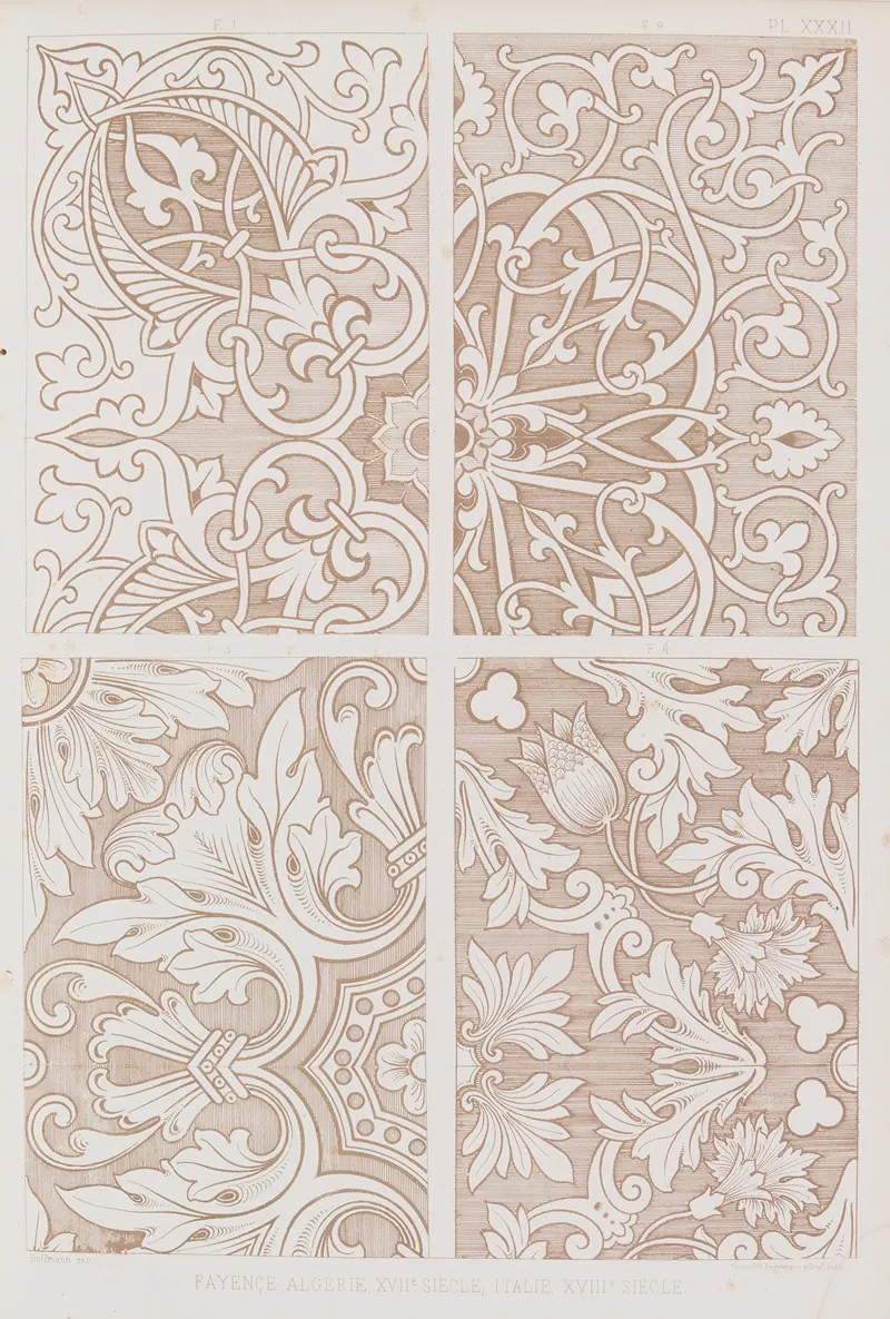 Les Arts Et Lindustrie Pl 68 by Guillaume Hoffmann - Canvas Print