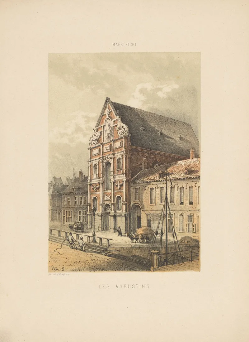 Les Augustins by Alexander Schaepkens - Canvas Print