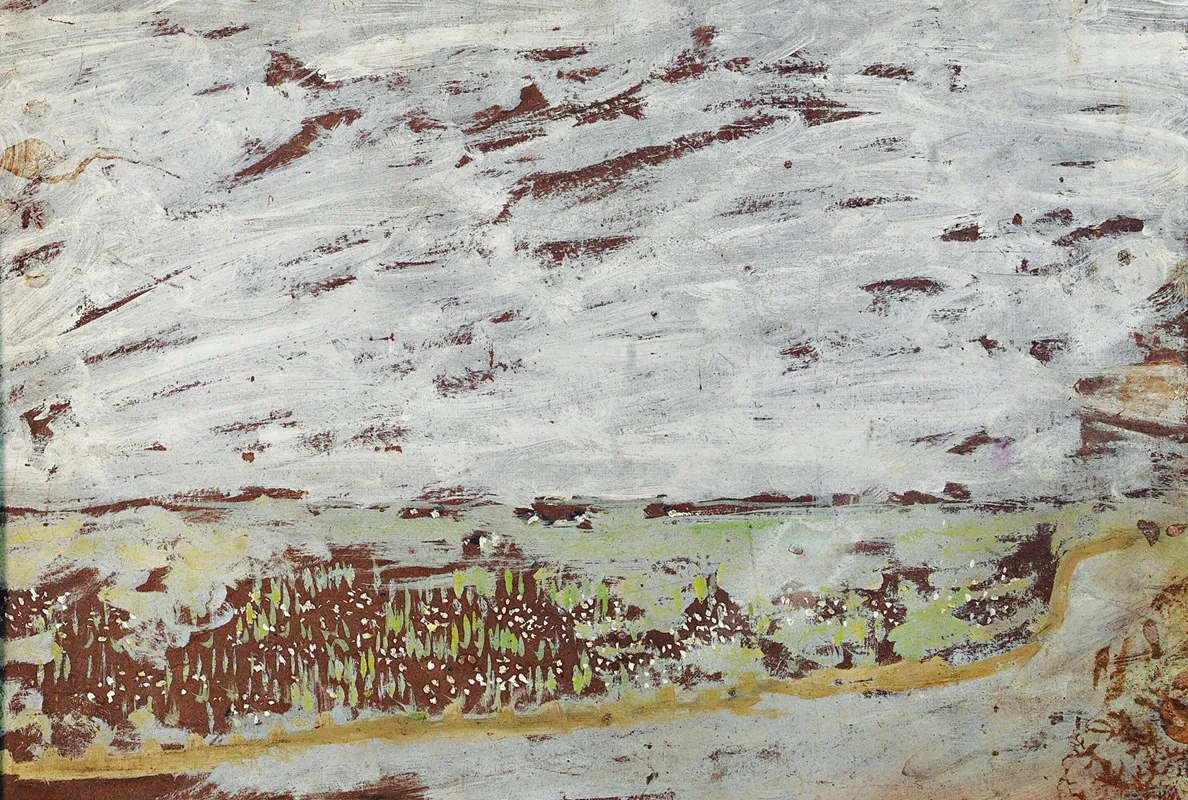 Les Bords De La Tocques A Pont Leveque by Édouard Vuillard - Canvas Print