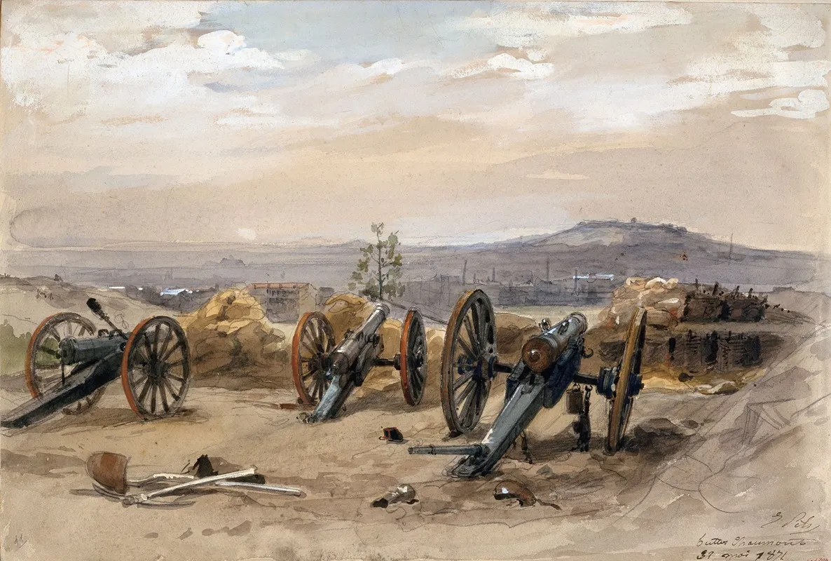 Les Buttes Chaumont by Isidore Pils - Canvas Print