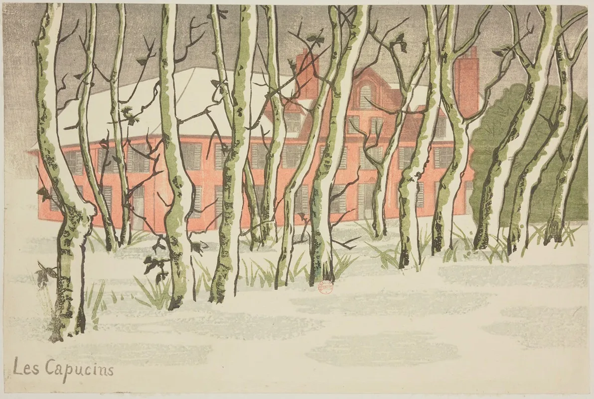 Les Capucins by Prosper-Alphonse Isaac - Canvas Print