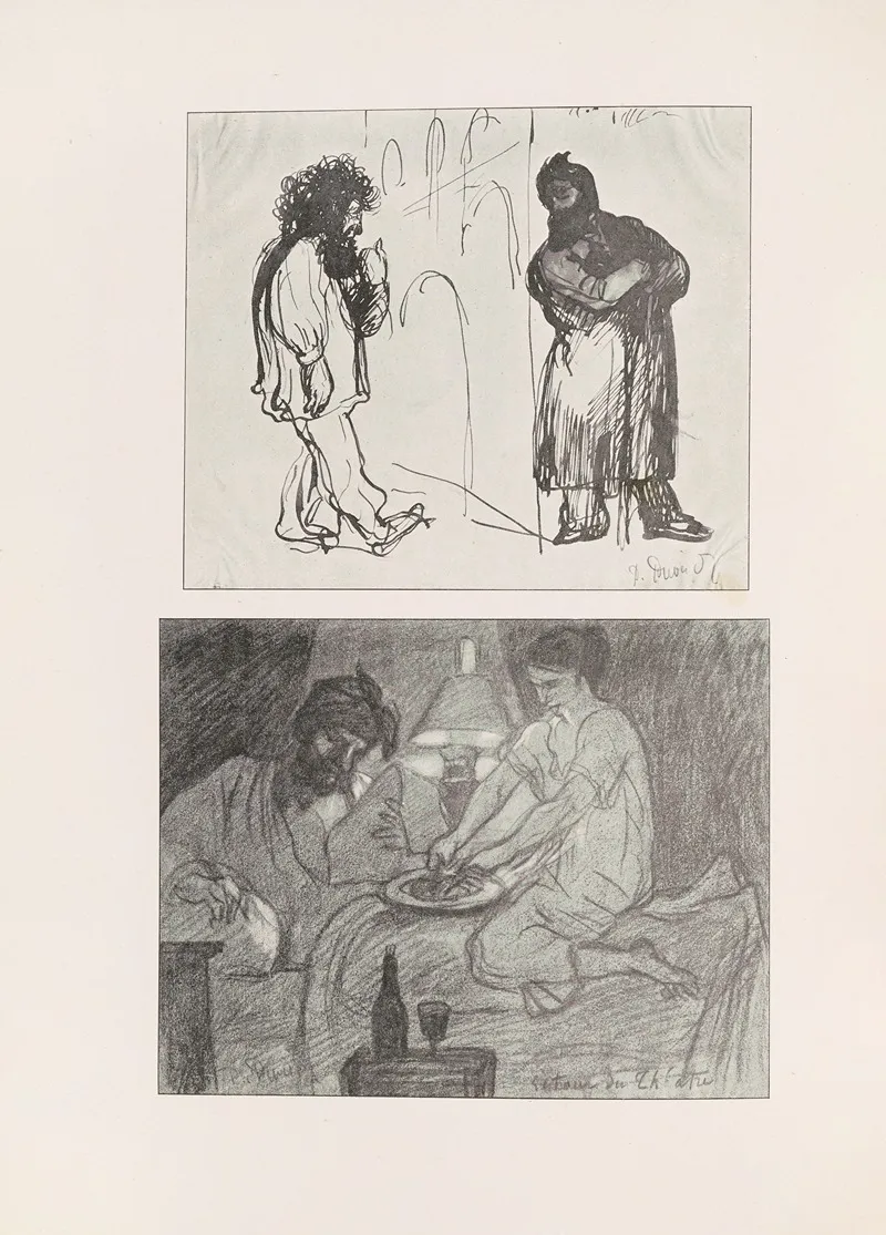 Les Caricatures De Puvis De Chavannes Pl 01