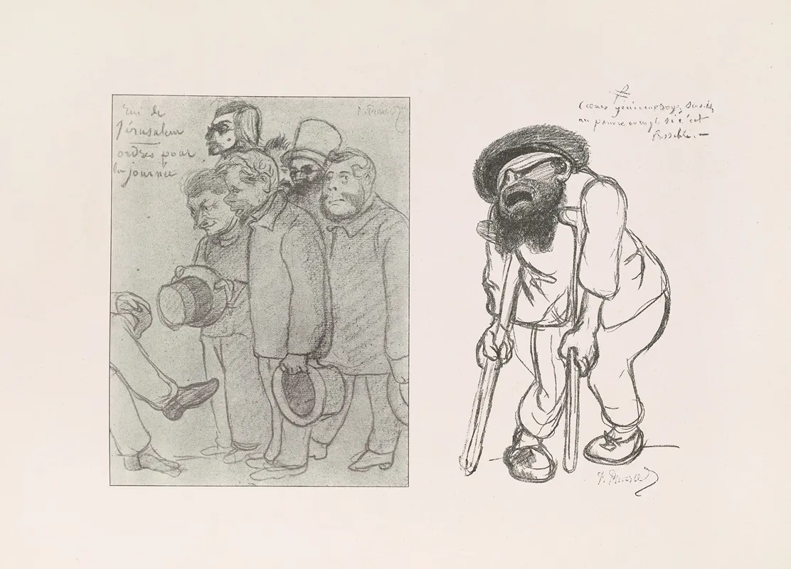 Les Caricatures De Puvis De Chavannes Pl 03