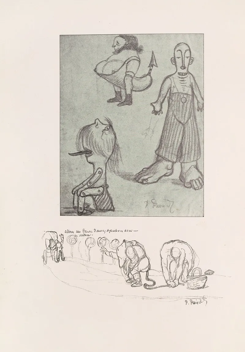 Les Caricatures De Puvis De Chavannes Pl 11