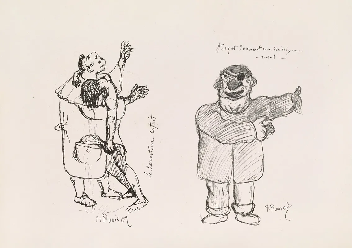 Les Caricatures De Puvis De Chavannes Pl 21
