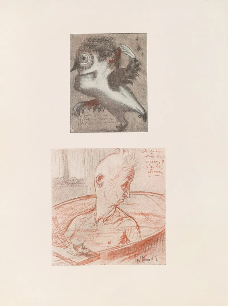 Les Caricatures De Puvis De Chavannes Pl 40