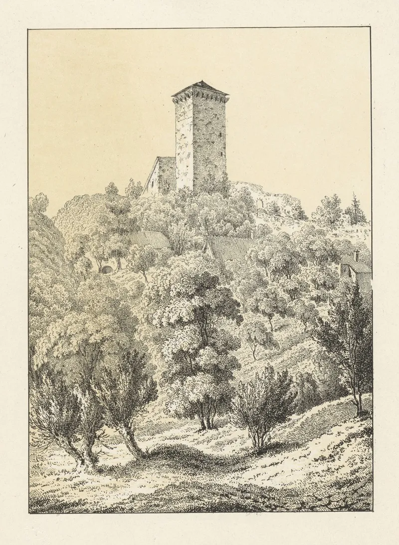 Les Clees by Johann Friedrich Wagner - Canvas Print