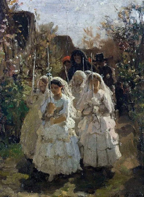 Les Communiantes A Courrieres