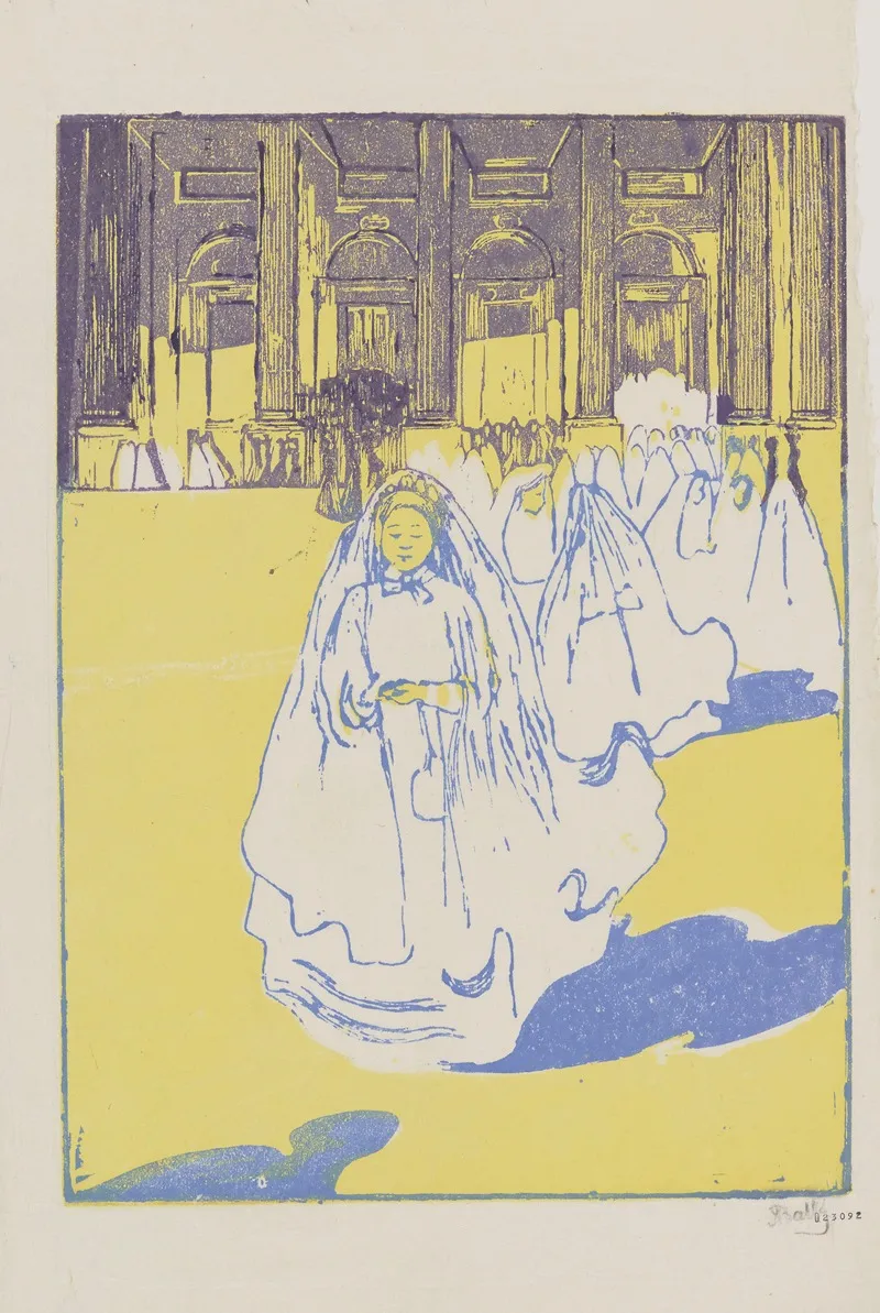 Les Communiantes A Saint Sulpice