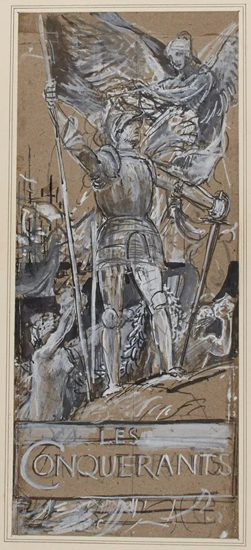 Les Conquerants by Luc-Olivier Merson - Canvas Print