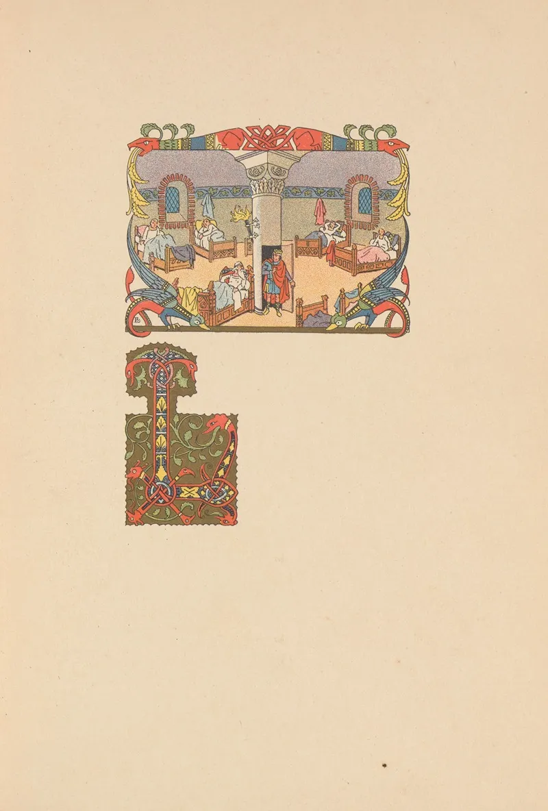 Les Contes De Jacques Tournebroche Pl 03 by Léon Lebègue - Canvas Print