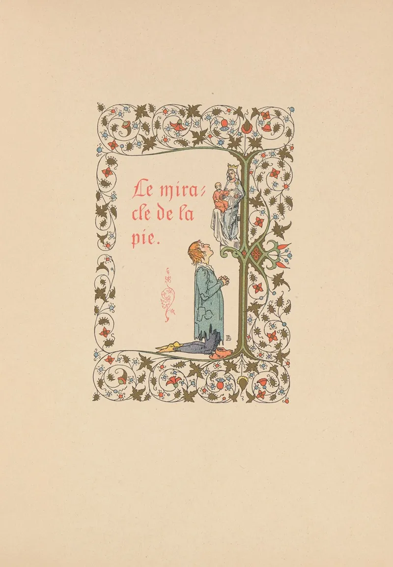 Les Contes De Jacques Tournebroche Pl 06 by Léon Lebègue - Canvas Print