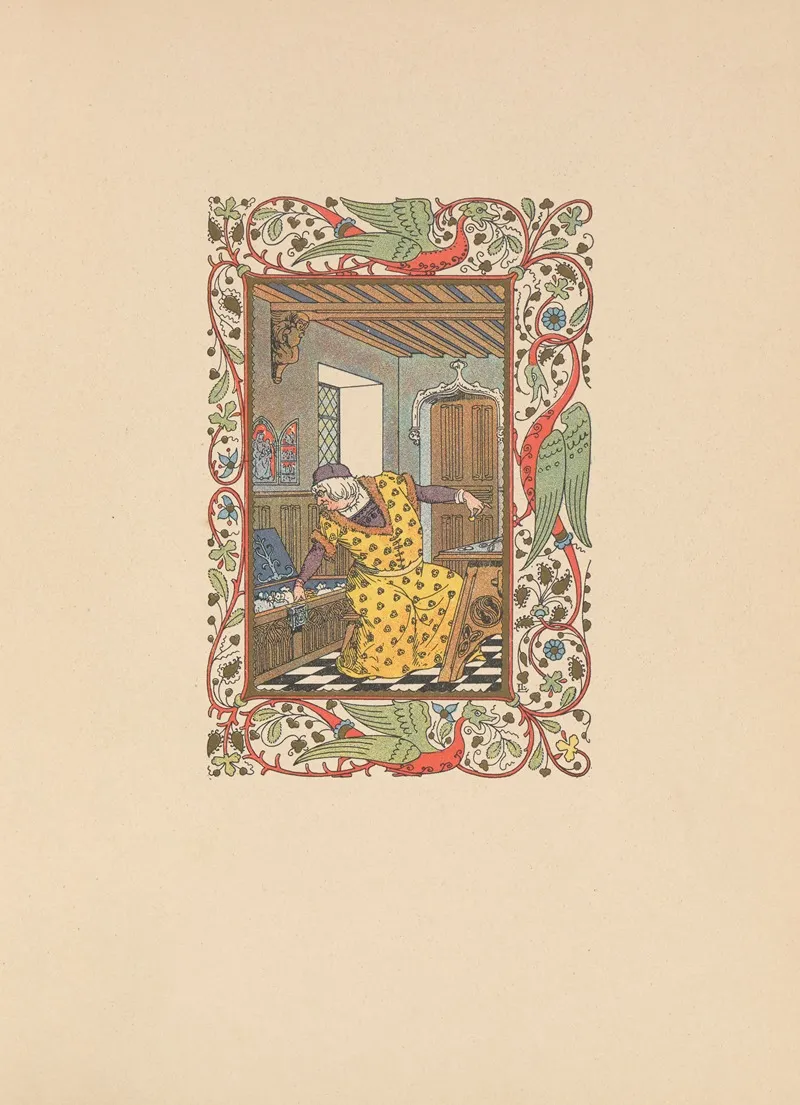 Les Contes De Jacques Tournebroche Pl 08 by Léon Lebègue - Canvas Print