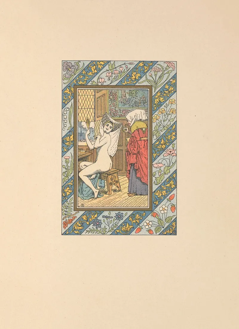 Les Contes De Jacques Tournebroche Pl 16 by Léon Lebègue - Canvas Print