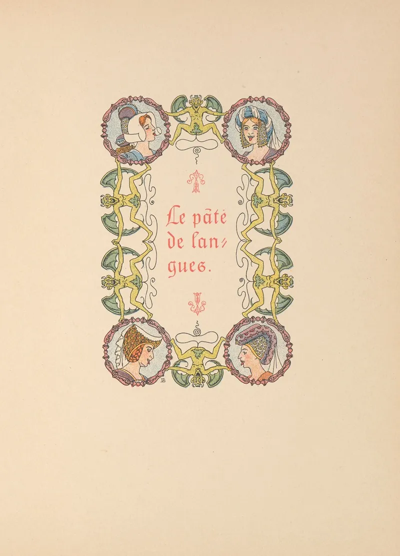 Les Contes De Jacques Tournebroche Pl 22 by Léon Lebègue - Canvas Print