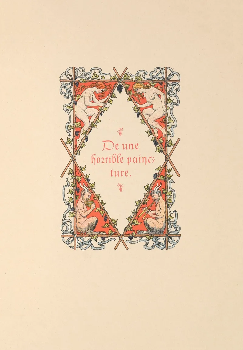 Les Contes De Jacques Tournebroche Pl 26 by Léon Lebègue - Canvas Print