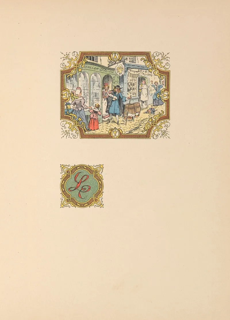 Les Contes De Jacques Tournebroche Pl 30 by Léon Lebègue - Canvas Print