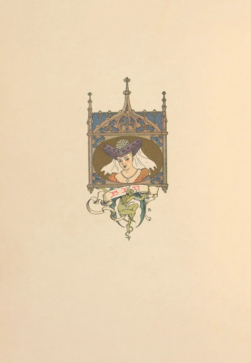 Les Contes De Jacques Tournebroche Pl 35 by Léon Lebègue - Canvas Print