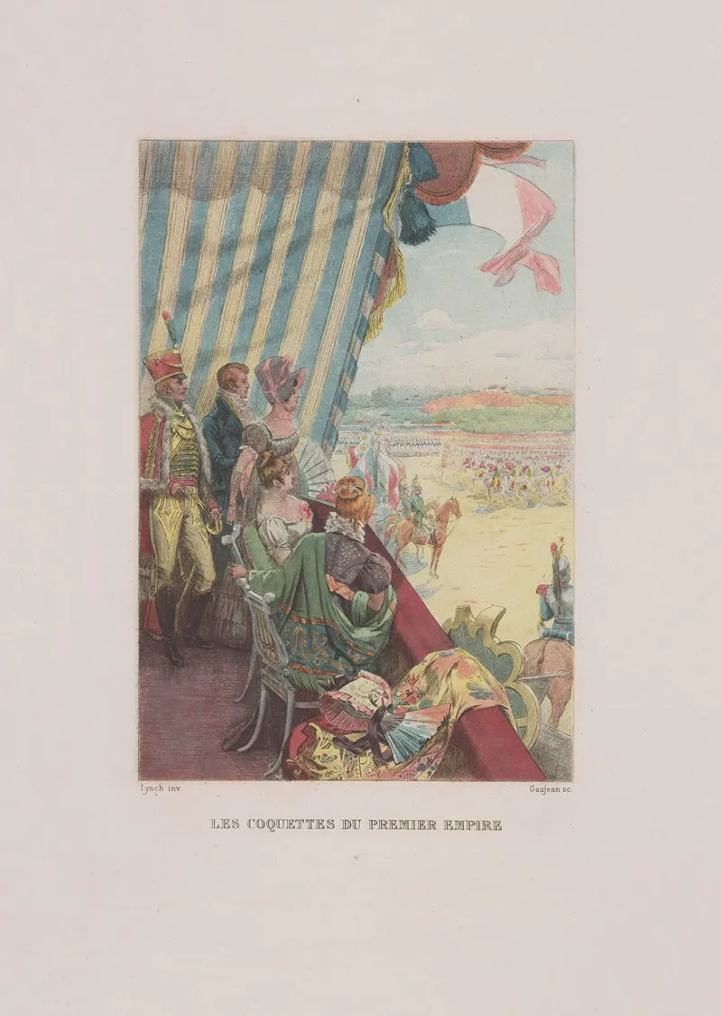 Les Coquettes Du Premier Empire by Albert Lynch - Canvas Print