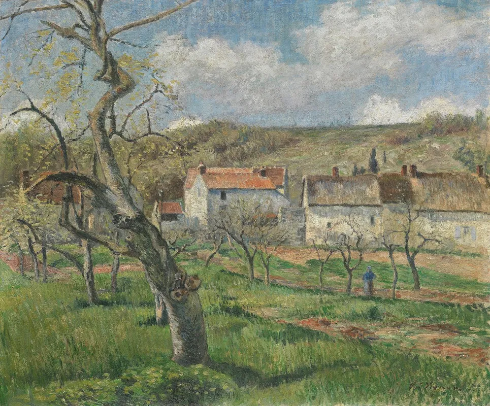 Les Coteaux Dauvers by Victor Vignon - Canvas Print